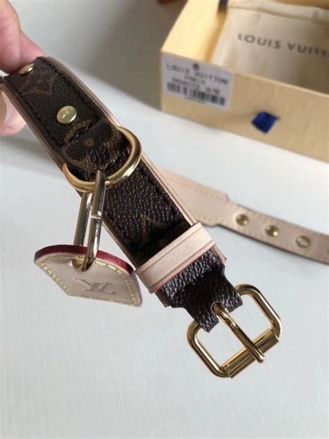 faux louis vuitton dog collar